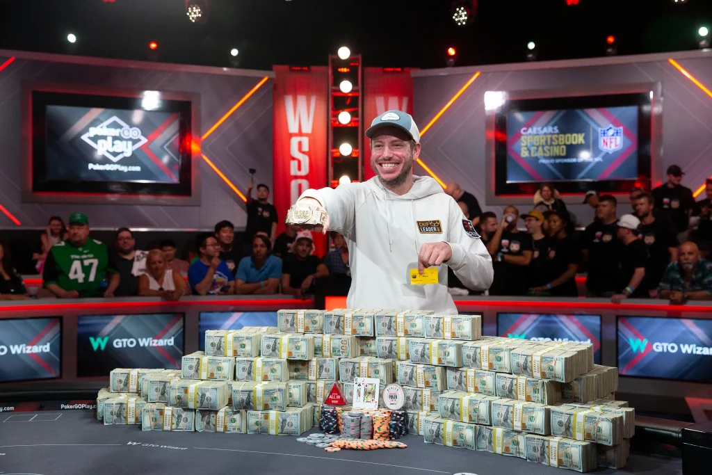 Daniel Weinman คว้ารางวัลทำลายสถิติ 12.1 ล้านเหรียญสหรัฐใน World Series of Poker  By KUBET