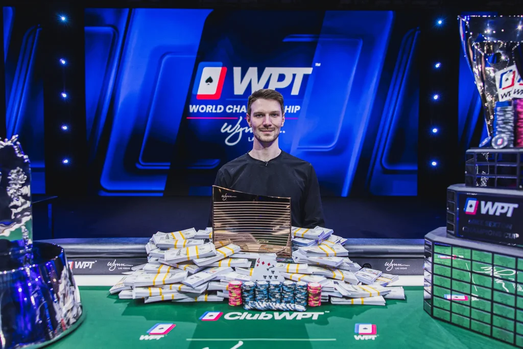 Eliot Hudon เอาชนะผู้เข้าแข่งขัน 2,960 รายเพื่อคว้าแชมป์โลก WPT ในราคา 4.1 ล้านเหรียญสหรัฐ By KUBET