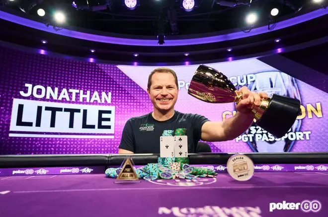 Jonathan Little after winning the PokerGO Cup - KUBET