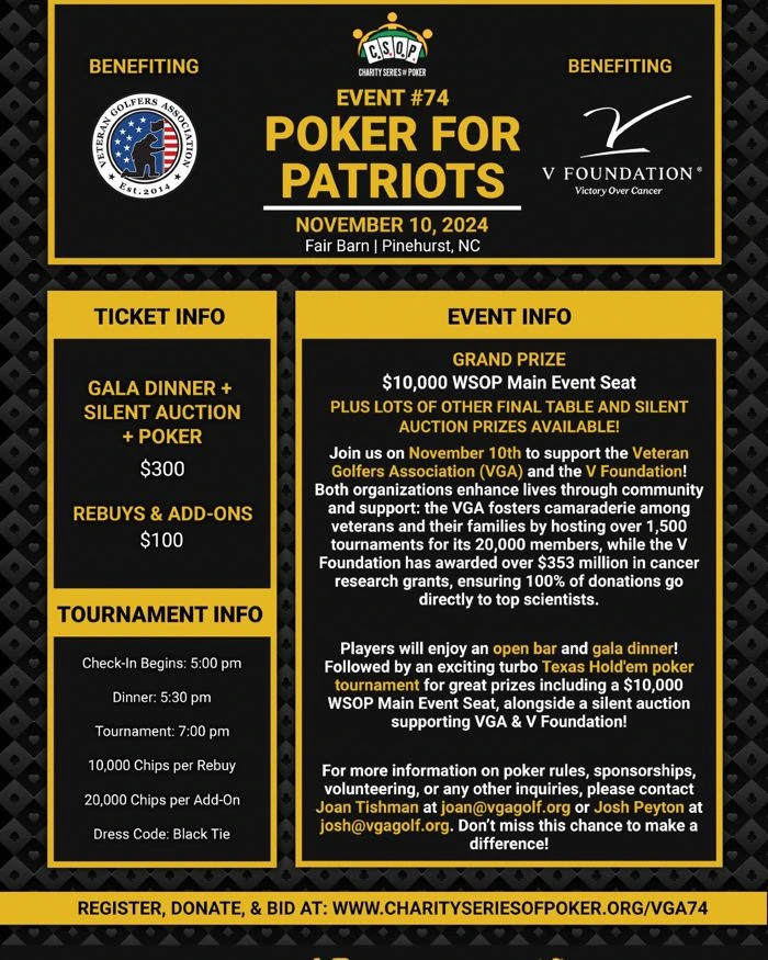 Event 74 Poker for Patriot - KUBET