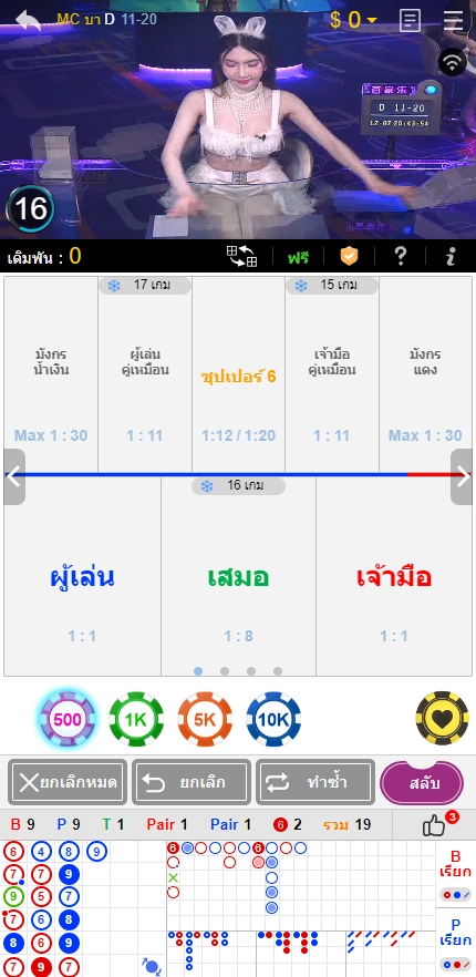 เก็บสถิติทุกการเดินไพ่ ให้คุณวิเคราะห์เกม - KUBET